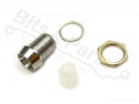 LED fitting/armatuur 5mm metaal chrome